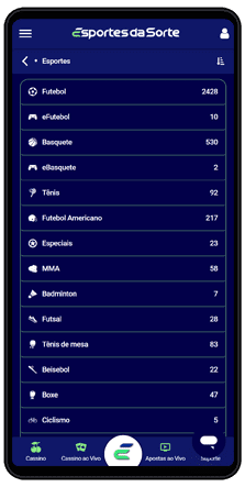 esporte da sorte apostas esportivas